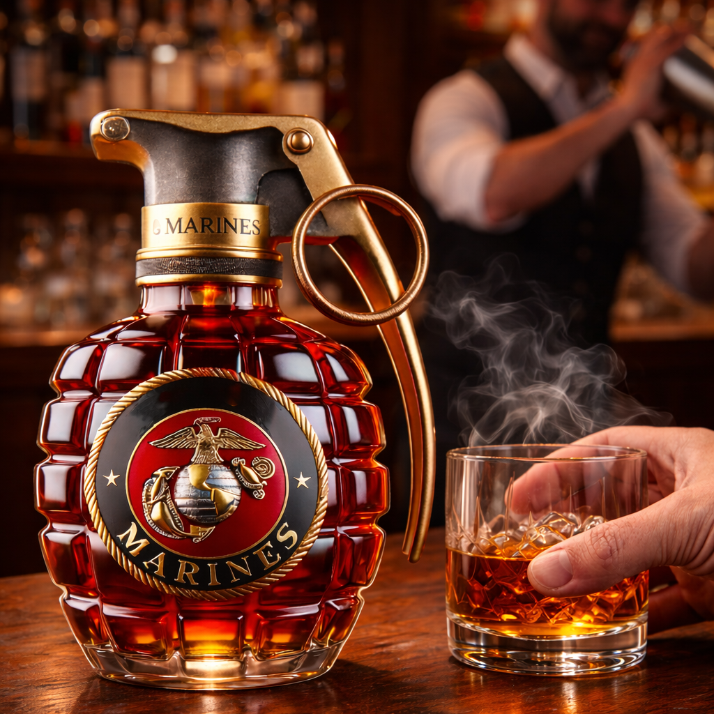 Bottiglia Whisky Granate - L'Eleganza della Melagrana