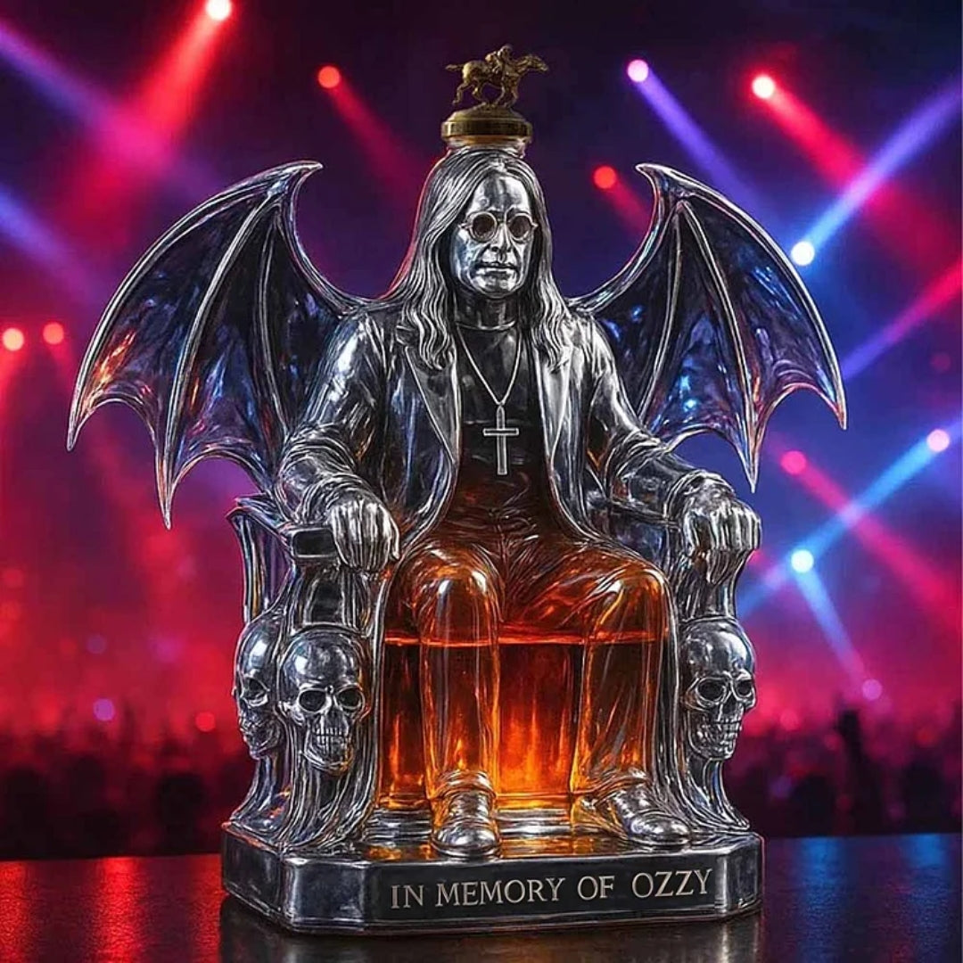 Ozzy Osbourne Immortalato: Il Decanter Iconico per Collezionisti