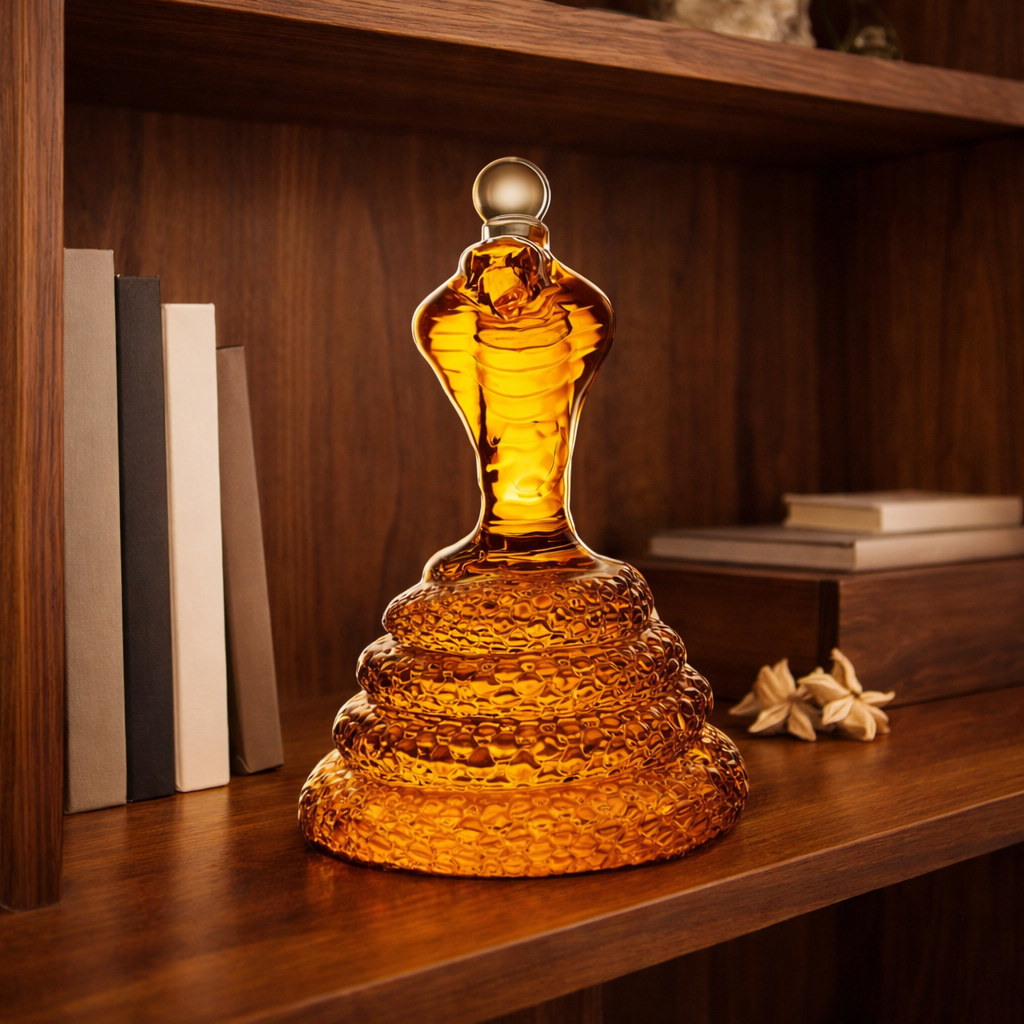 Decanter Whisky Cobra - Eleganza Scultorea