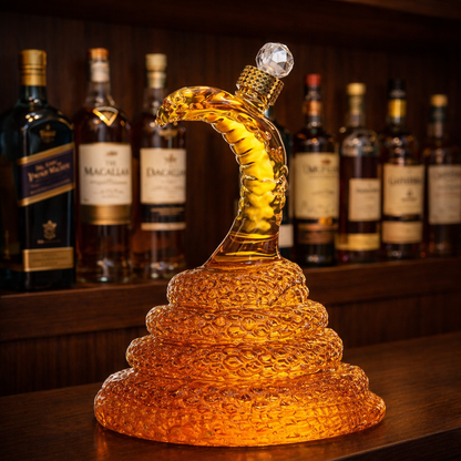Decanter Whisky Cobra - Eleganza Scultorea