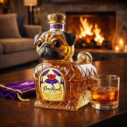 Butelka di Whisky - Bulldog Francese: Eleganza e Carisma per Intenditori