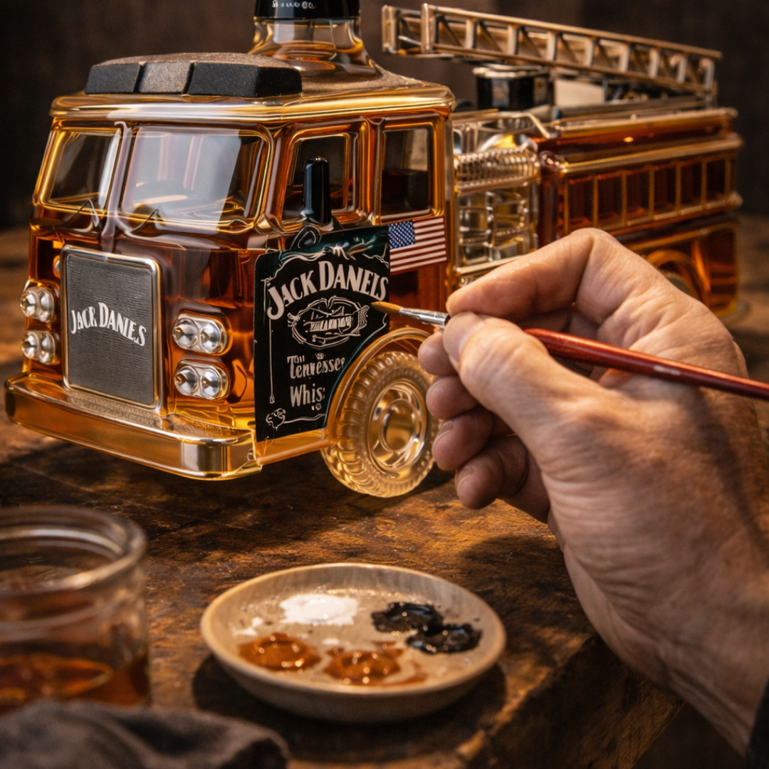 Bottiglia di Whisky Jack Daniel's - Edizione Vigili del Fuoco