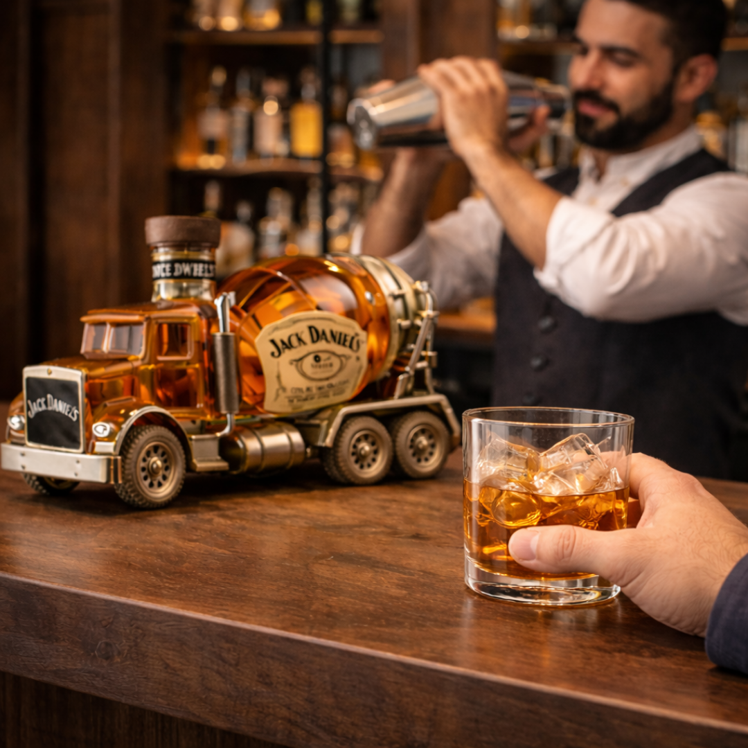 Bottiglia di Whisky Jack Daniel's - Edizione Truck
