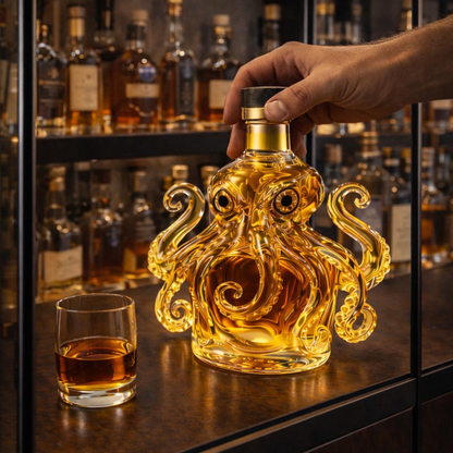 Bottiglia di Whisky Edizione Polpo